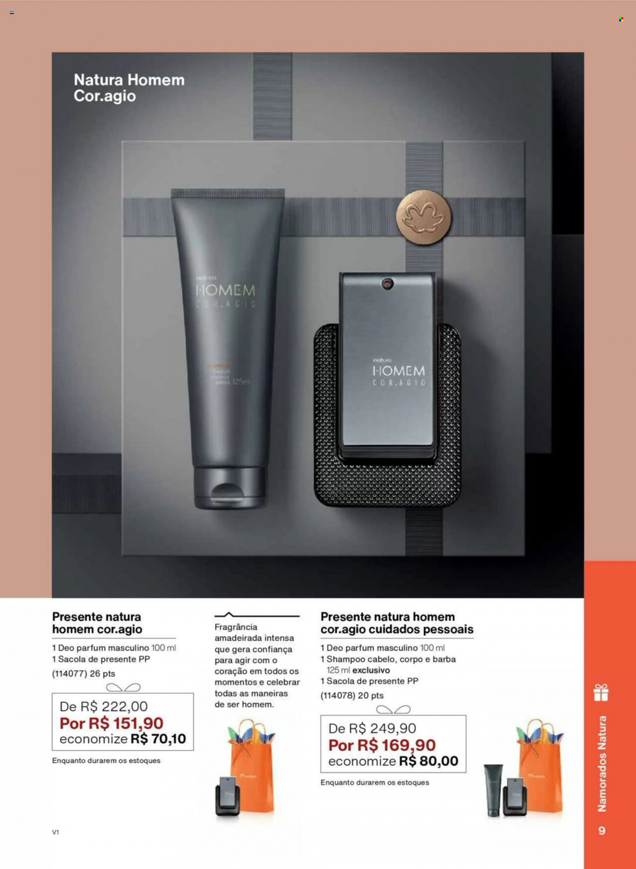 thumbnail - Folheto Natura - Produtos em promoção - shampoo. Página 9.