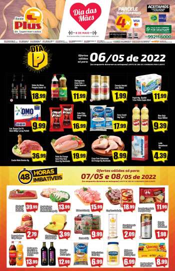 Folheto Rede Plus Supermercados - 06/05/2022 - 09/05/2022.
