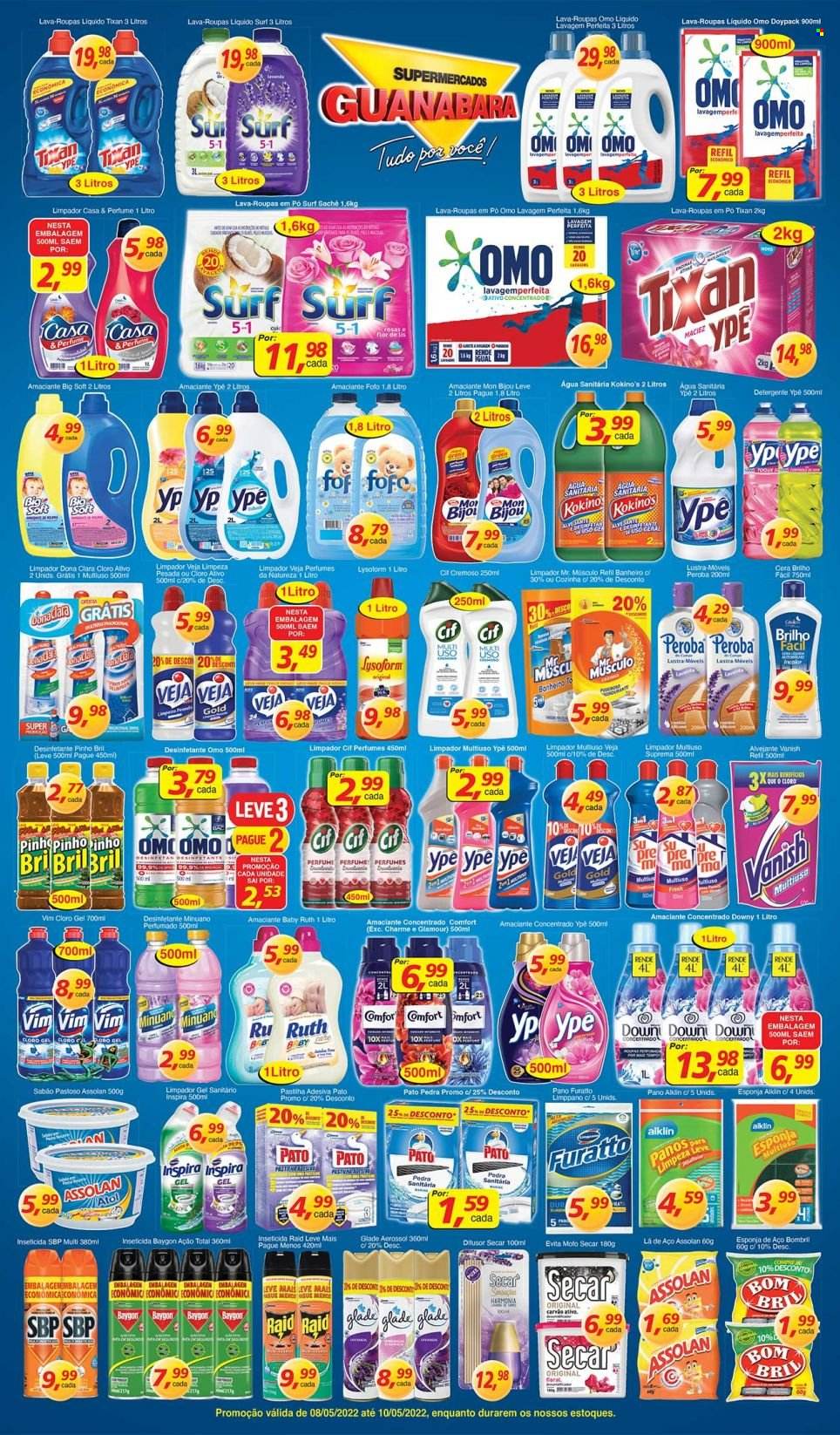 Folheto Supermercados Guanabara - 08/05/2022 - 10/05/2022. Página 8