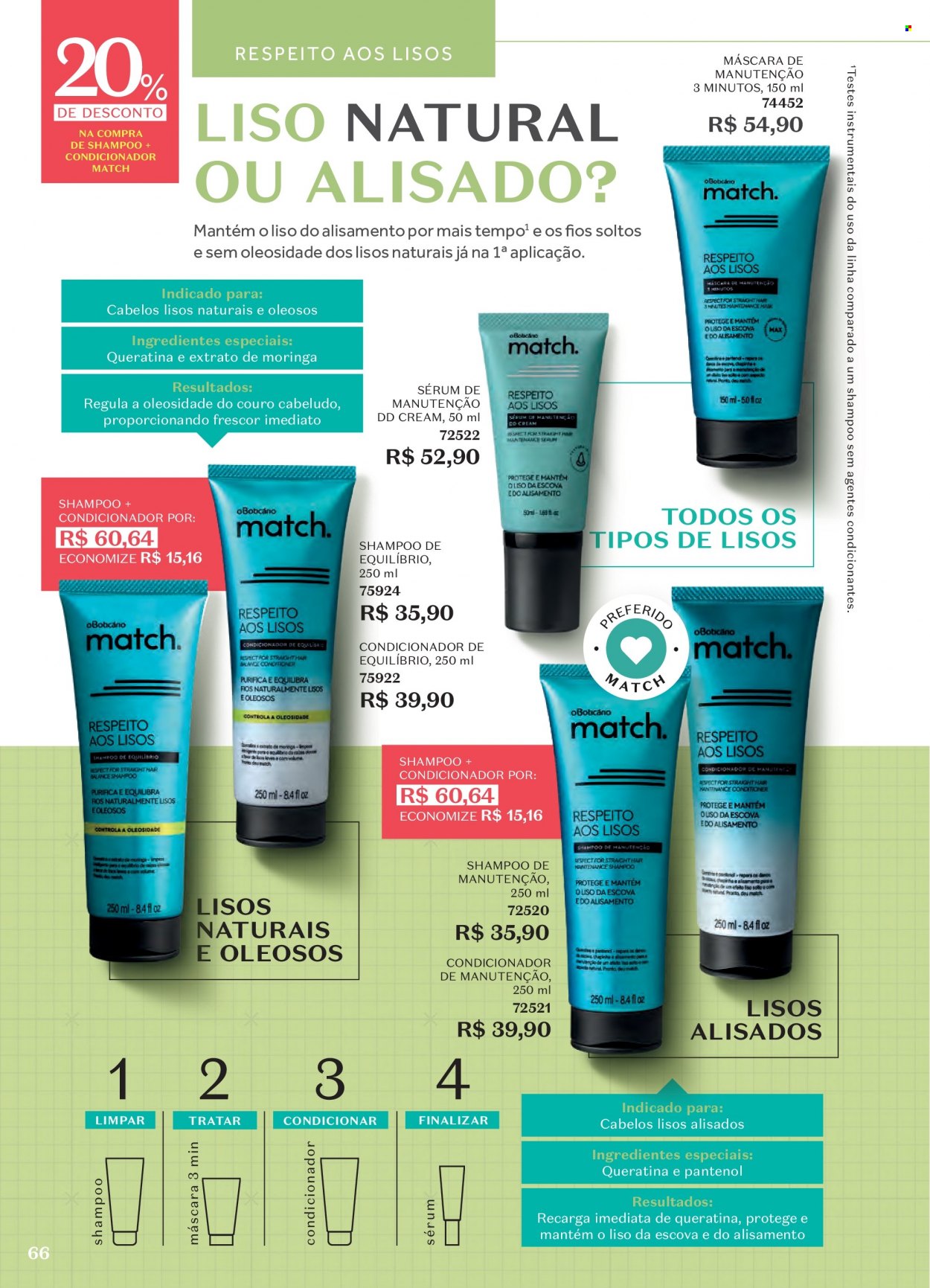 thumbnail - Folheto O Boticário - 09/05/2022 - 22/05/2022 - Produtos em promoção - condicionador, shampoo, máscara, sérum. Página 73.