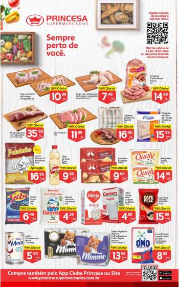 Folheto Princesa Supermercados - 12/05/2022 - 18/05/2022.