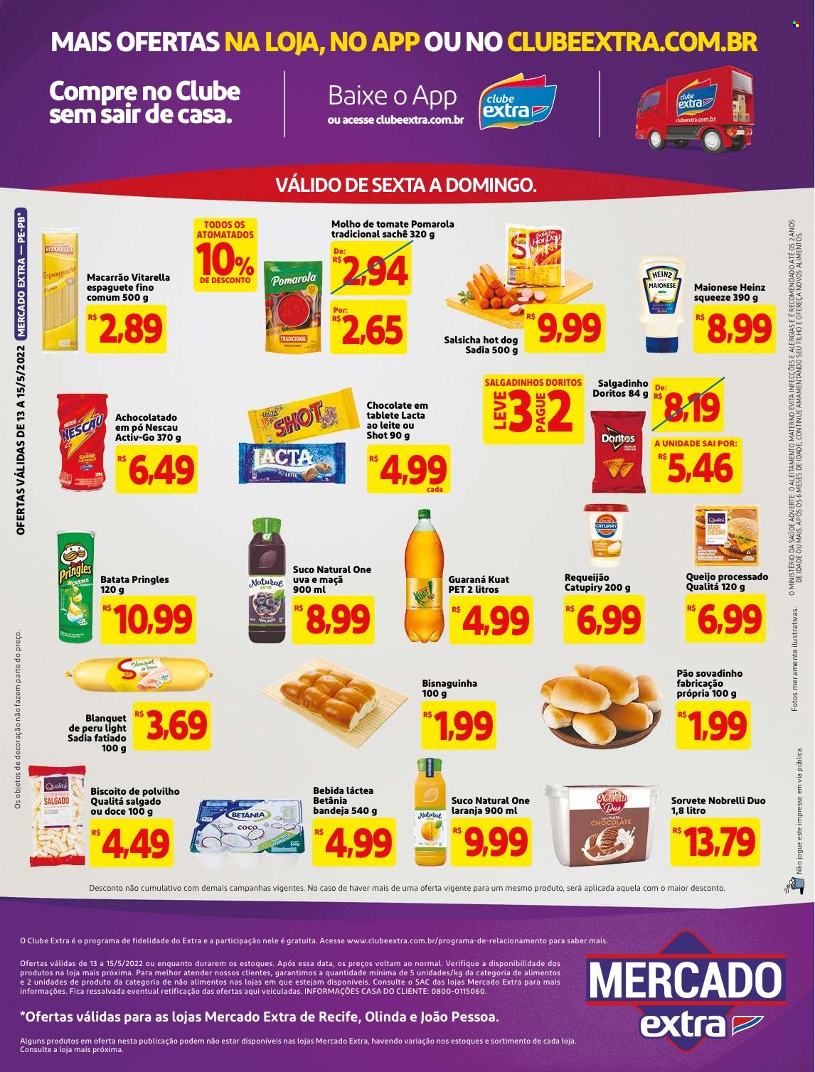 Folheto Mercado Extra - 13/05/2022 - 15/05/2022. Página 2