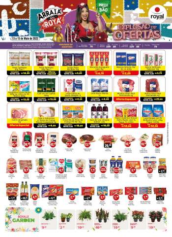 Folheto Royal Supermercados - 13/05/2022 - 15/05/2022.