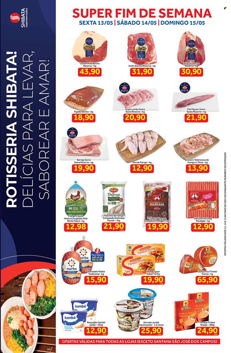 Folheto Shibata Supermercados - 13/05/2022 - 15/05/2022. Página 1