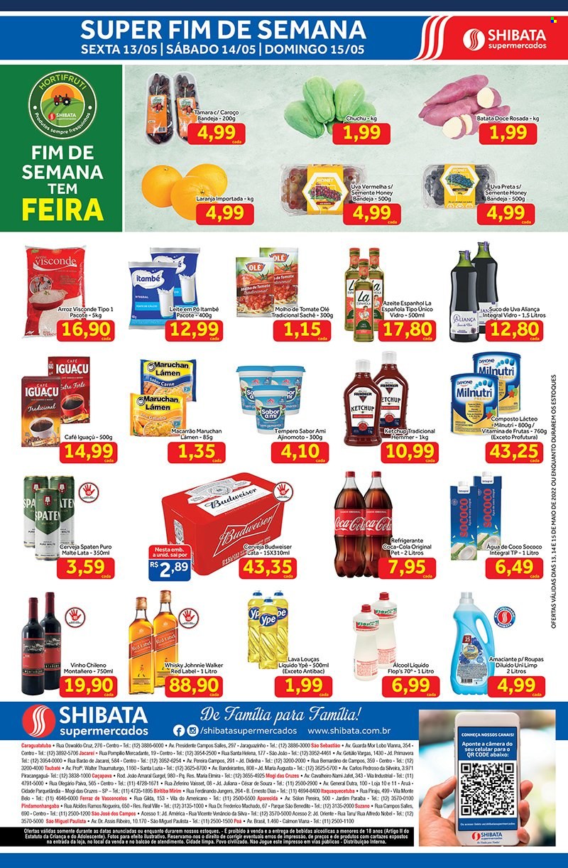 Folheto Shibata Supermercados - 13/05/2022 - 15/05/2022. Página 2
