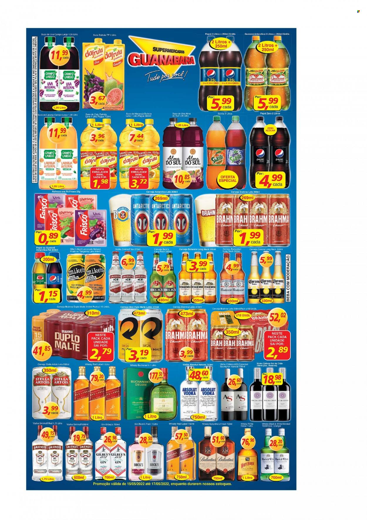 Folheto Supermercados Guanabara - 15/05/2022 - 17/05/2022. Página 7
