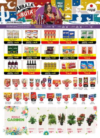 Folheto Royal Supermercados - 16/05/2022 - 19/05/2022.