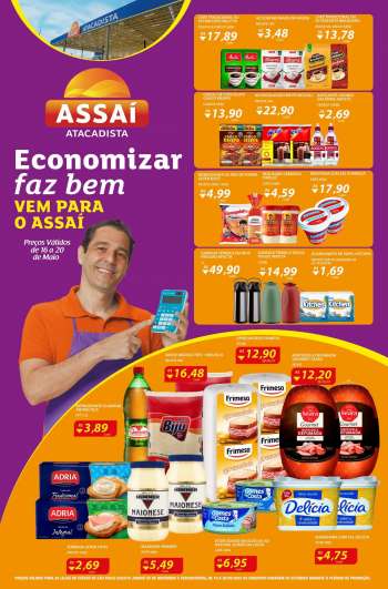 Folheto Assaí Atacadista - 16/05/2022 - 20/05/2022.
