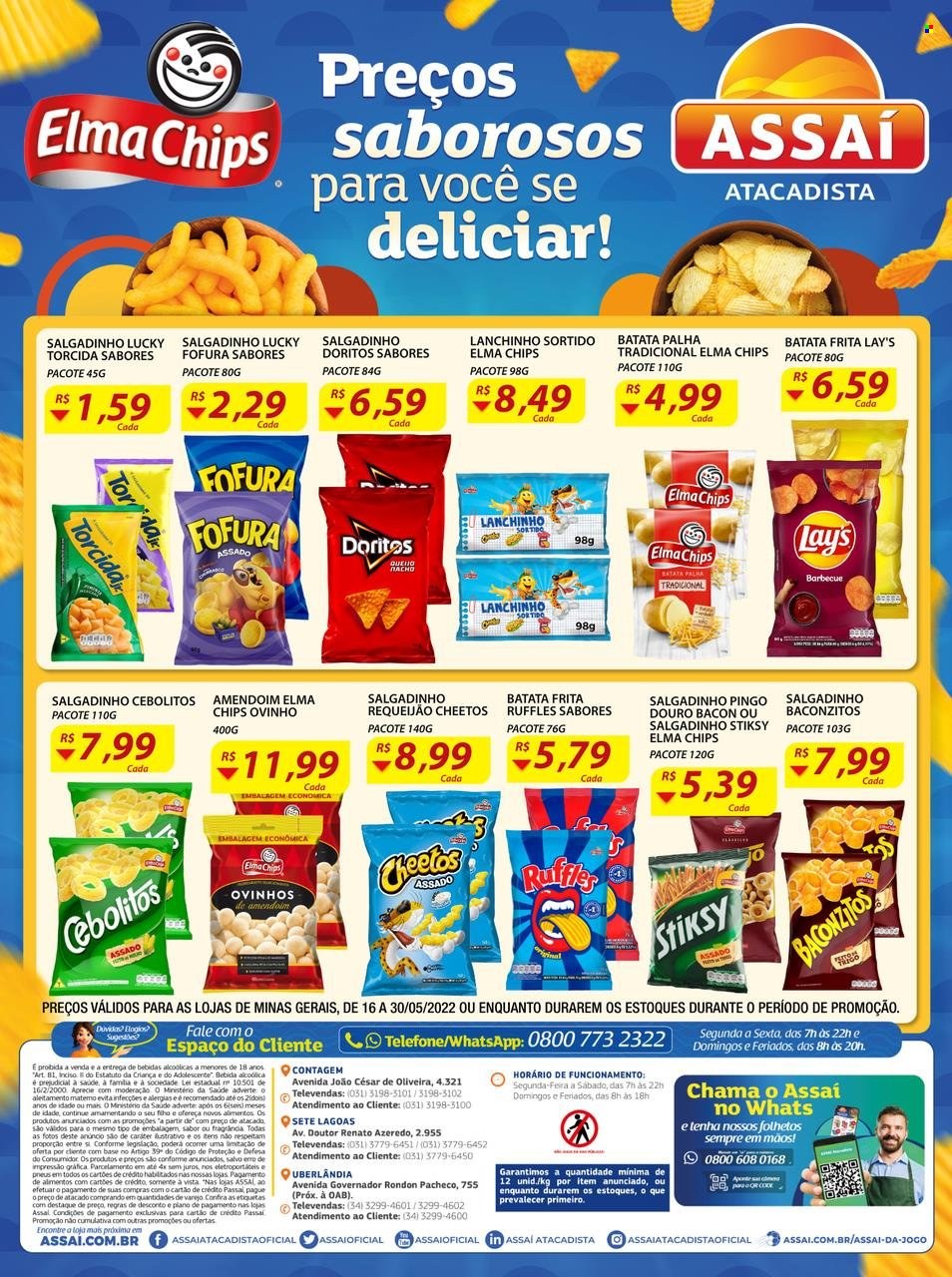 Folheto Assaí Atacadista - 16/05/2022 - 30/05/2022. Página 1