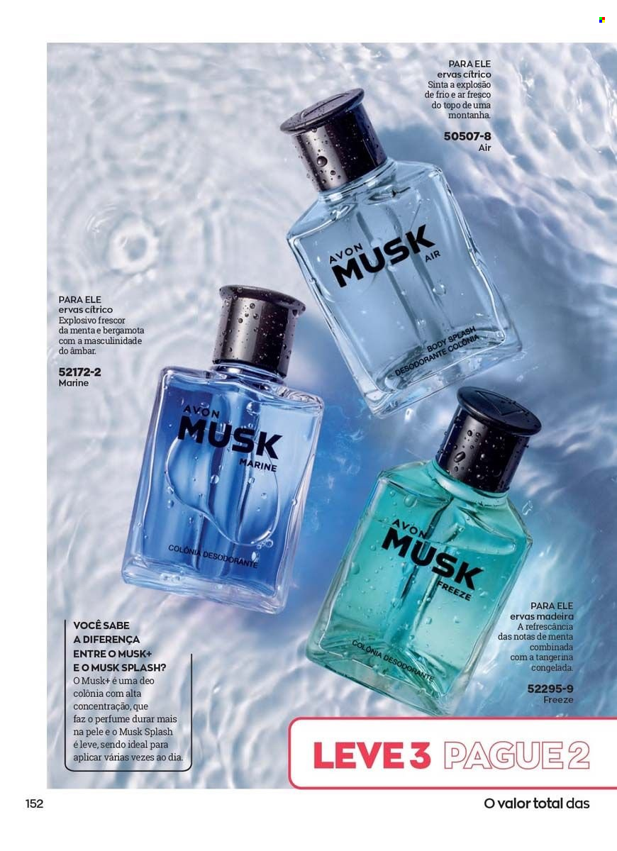 thumbnail - Folheto Avon - Produtos em promoção - Avon, desodorante, antitranspirante, perfume, água de colonia. Página 132.