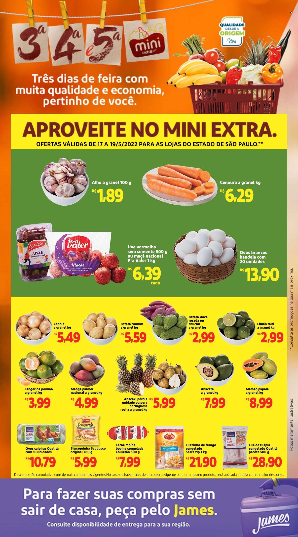 Folheto Mini Extra - 17/05/2022 - 19/05/2022. Página 1