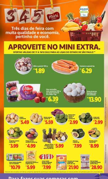 Folheto Mini Extra - 17/05/2022 - 19/05/2022.