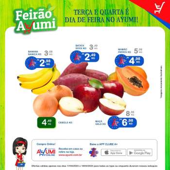 Folheto Ayumi Supermercados - 17/05/2022 - 18/05/2022.