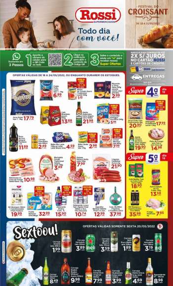 Folheto Rossi Supermercados - 18/05/2022 - 24/05/2022.