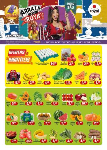 Folheto Royal Supermercados - 18/05/2022 - 19/05/2022.