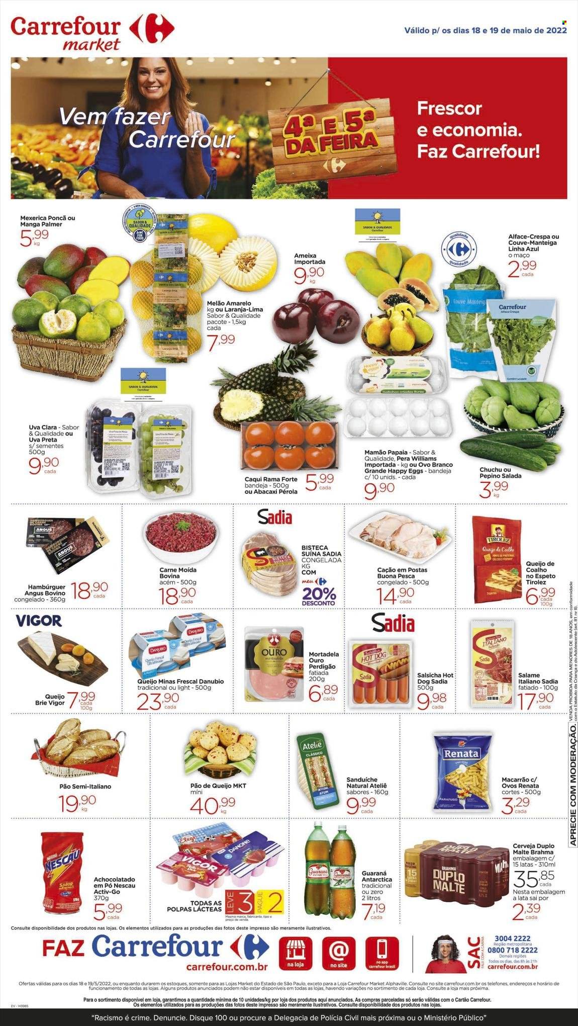 Folheto Carrefour Market - 18/05/2022 - 19/05/2022. Página 1