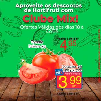 Folheto Mix Supermercados - 18/05/2022 - 22/05/2022.