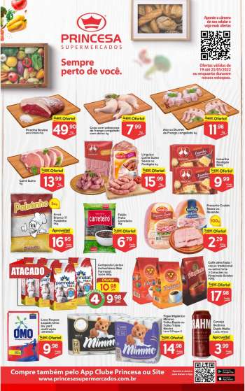 Folheto Princesa Supermercados - 19/05/2022 - 25/05/2022.