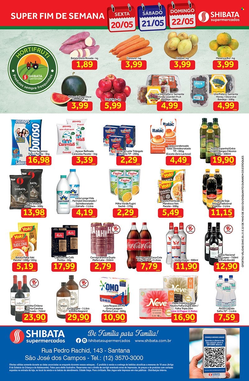 Folheto Shibata Supermercados - 20/05/2022 - 22/05/2022. Página 2