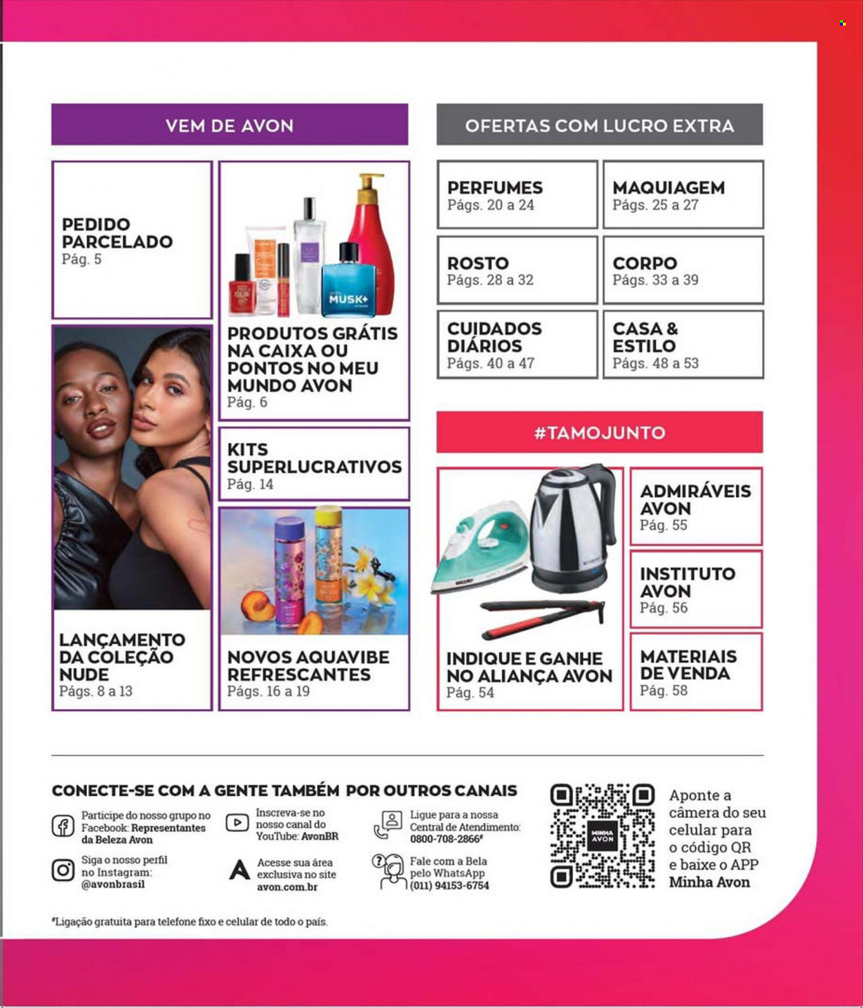 thumbnail - Folheto Avon - Produtos em promoção - Avon, maquiagem, perfume. Página 5.