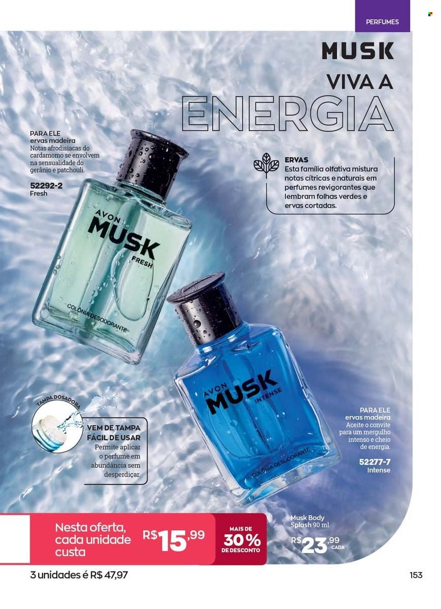 thumbnail - Folheto Avon - Produtos em promoção - Avon, desodorante, antitranspirante, perfume. Página 192.