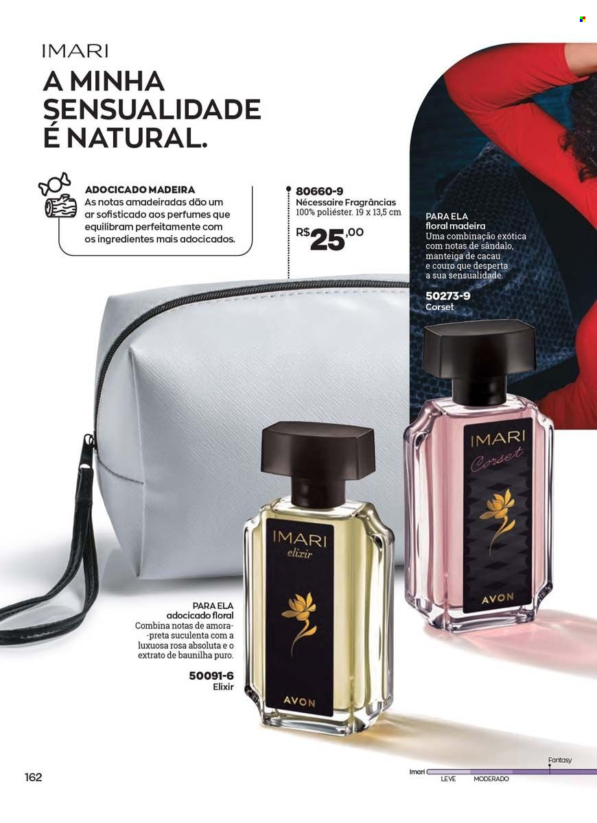 thumbnail - Folheto Avon - Produtos em promoção - Avon, nécessaire, Imari, perfume. Página 201.