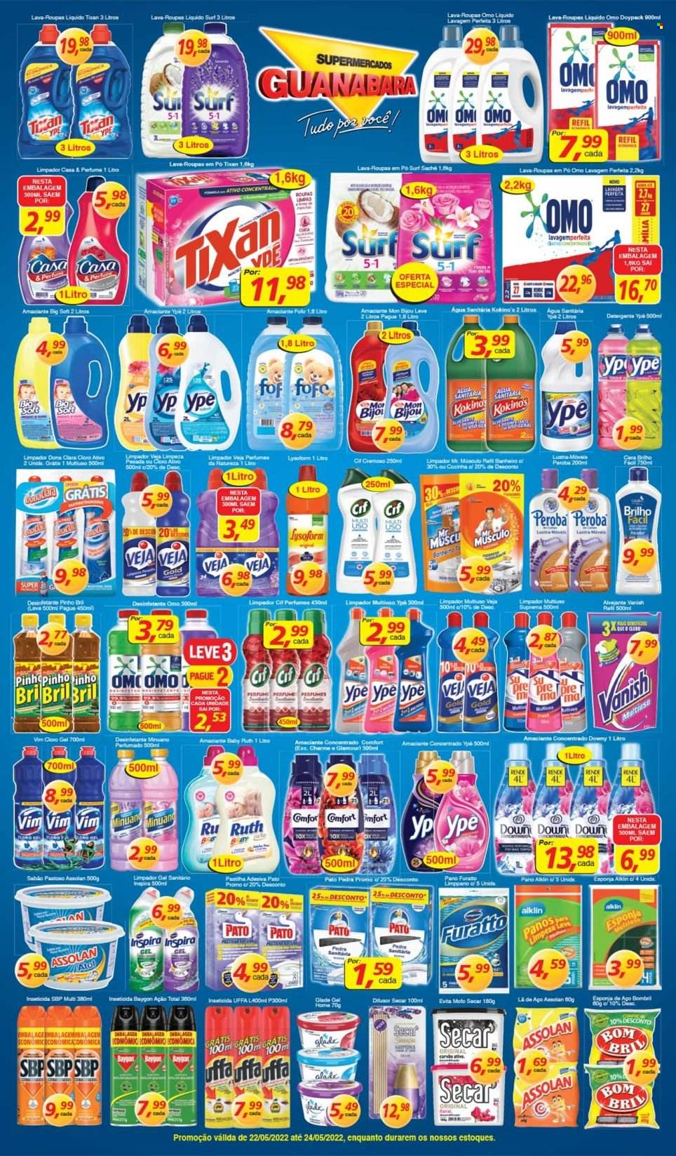 Folheto Supermercados Guanabara - 22/05/2022 - 24/05/2022. Página 8