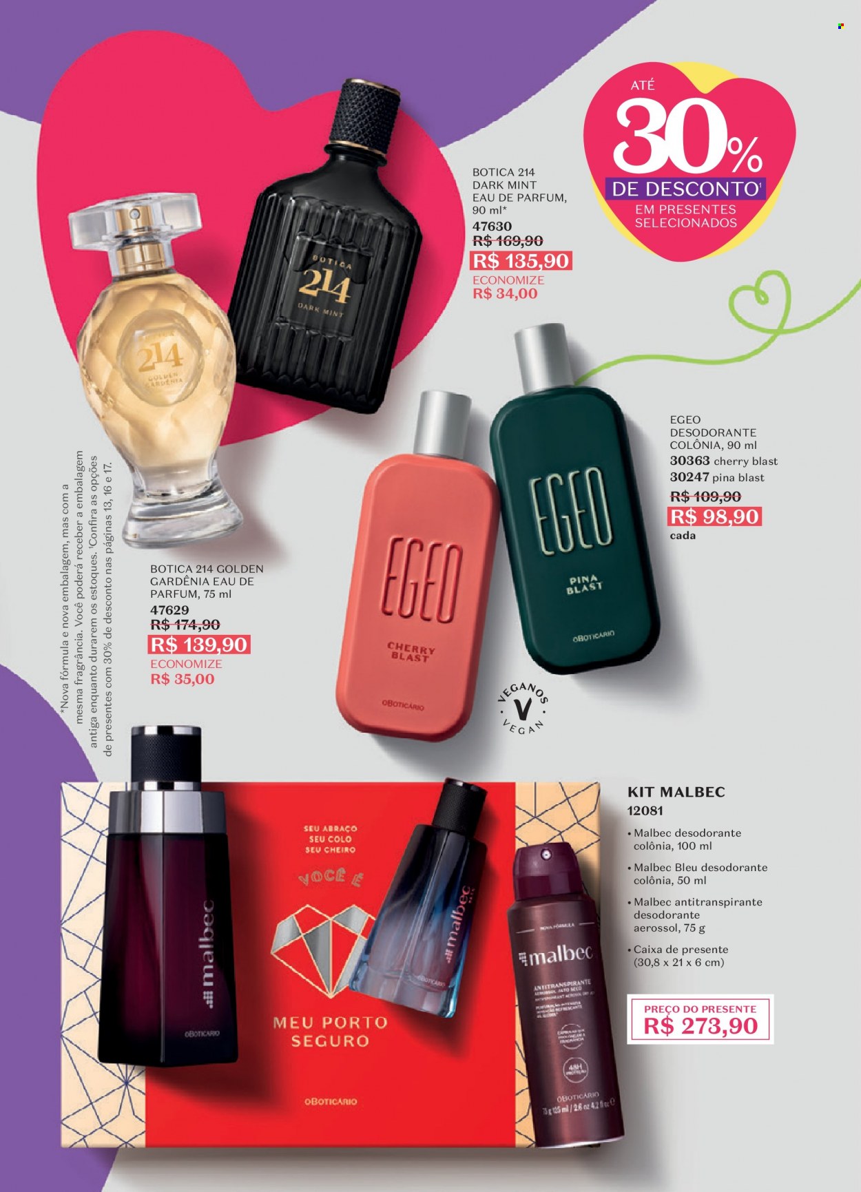 thumbnail - Folheto O Boticário - 23/05/2022 - 12/06/2022 - Produtos em promoção - desodorante, antitranspirante, eau de parfum, perfume. Página 3.