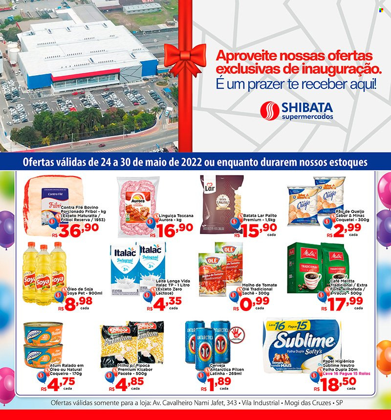 Folheto Shibata Supermercados - 24/05/2022 - 30/05/2022. Página 1