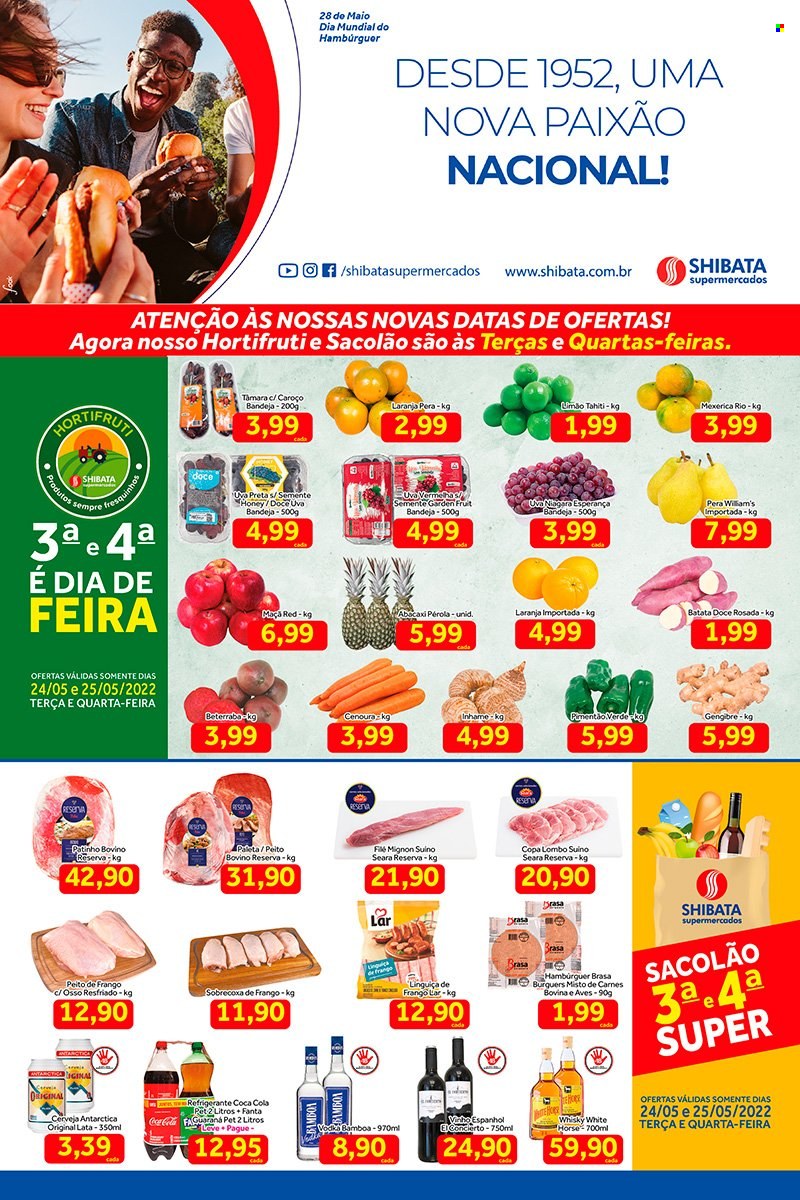 Folheto Shibata Supermercados - 24/05/2022 - 30/05/2022. Página 1