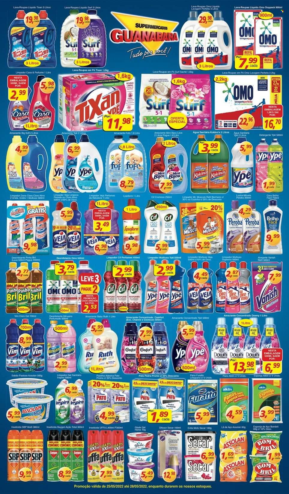 Folheto Supermercados Guanabara - 25/05/2022 - 28/05/2022. Página 8