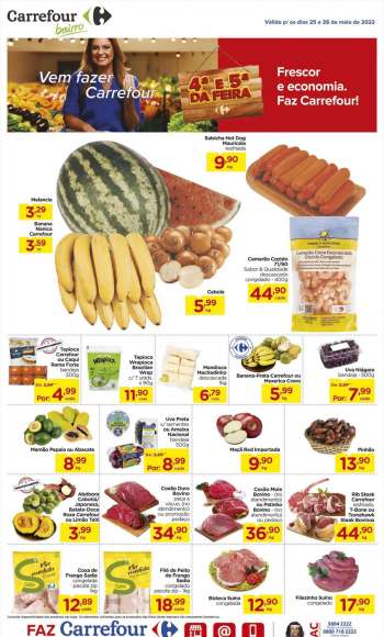 Folheto Carrefour Bairro - 25/05/2022 - 26/05/2022.