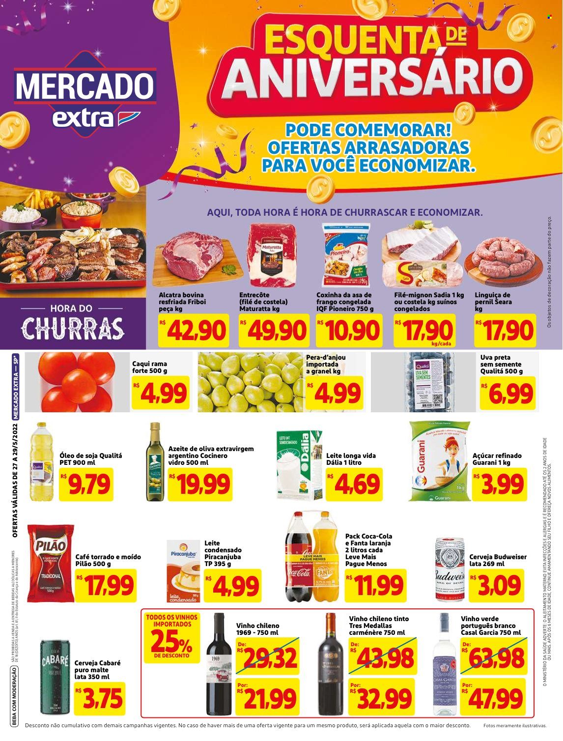 Folheto Mercado Extra - 27/05/2022 - 29/05/2022. Página 1