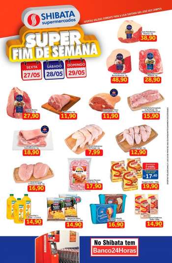 Folheto Shibata Supermercados - 27/05/2022 - 29/05/2022.
