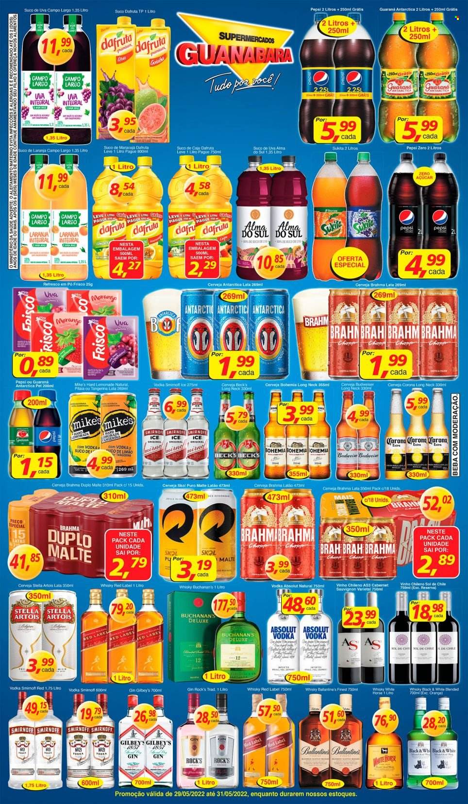 Folheto Supermercados Guanabara - 29/05/2022 - 31/05/2022. Página 7