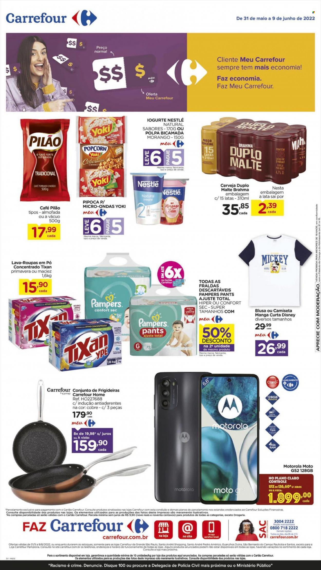 Folheto Carrefour Hiper - 31/05/2022 - 09/06/2022. Página 1