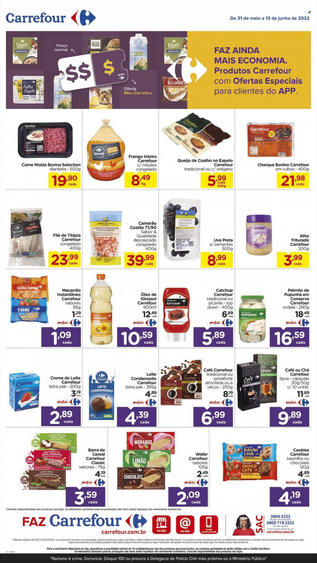 Folheto Carrefour Hiper - 31/05/2022 - 13/06/2022. Página 1