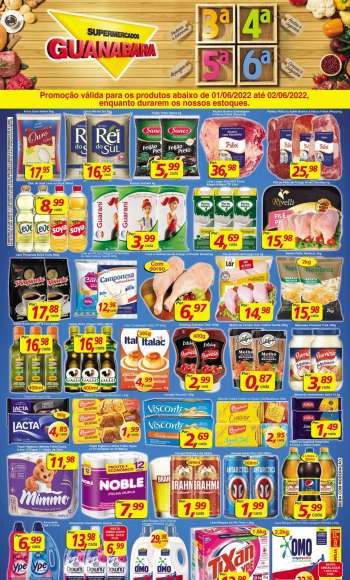 Folheto Supermercados Guanabara - 01/06/2022 - 02/06/2022.