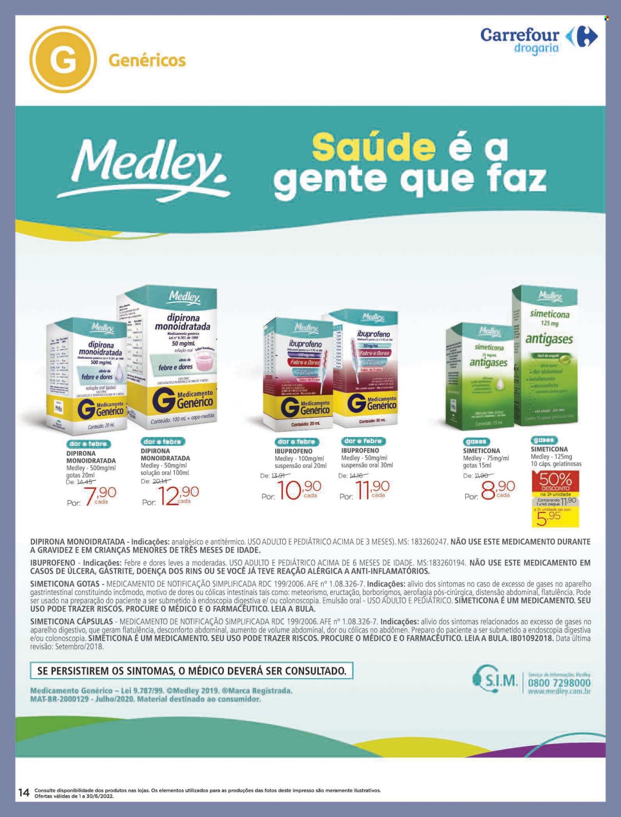 Folheto Carrefour Drogaria - 01/06/2022 - 30/06/2022. Página 14