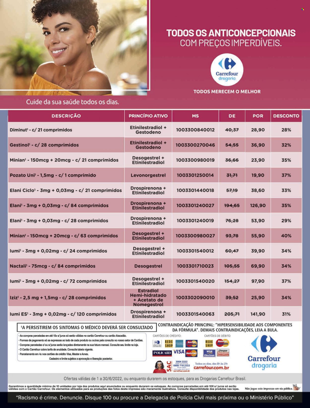 Folheto Carrefour Drogaria - 01/06/2022 - 30/06/2022. Página 15