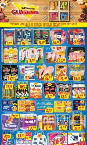 Folheto Supermercados Guanabara - 03/06/2022 - 09/06/2022.