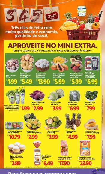 Folheto Mini Extra - 07/06/2022 - 09/06/2022.