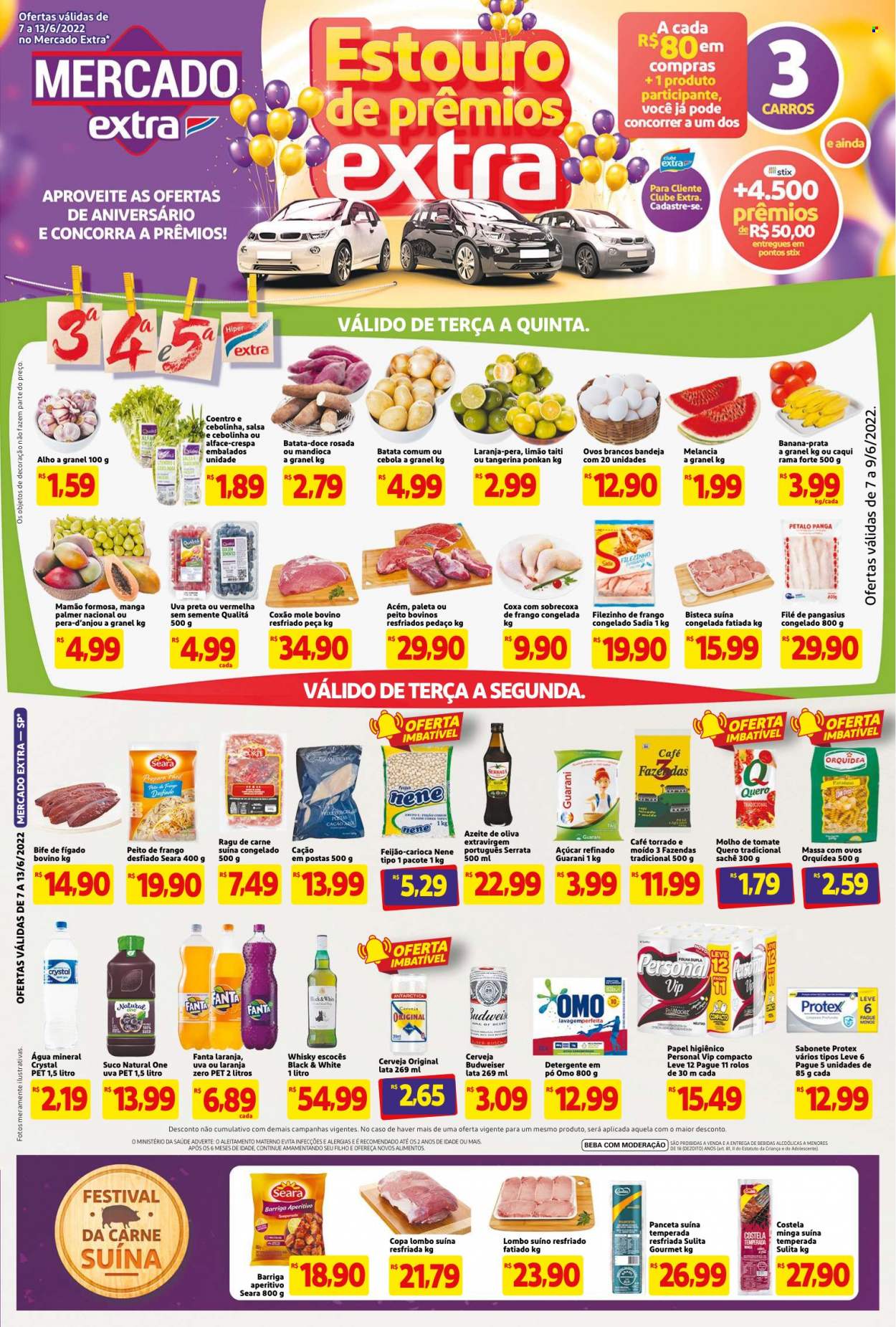 Folheto Mercado Extra - 07/06/2022 - 13/06/2022. Página 1