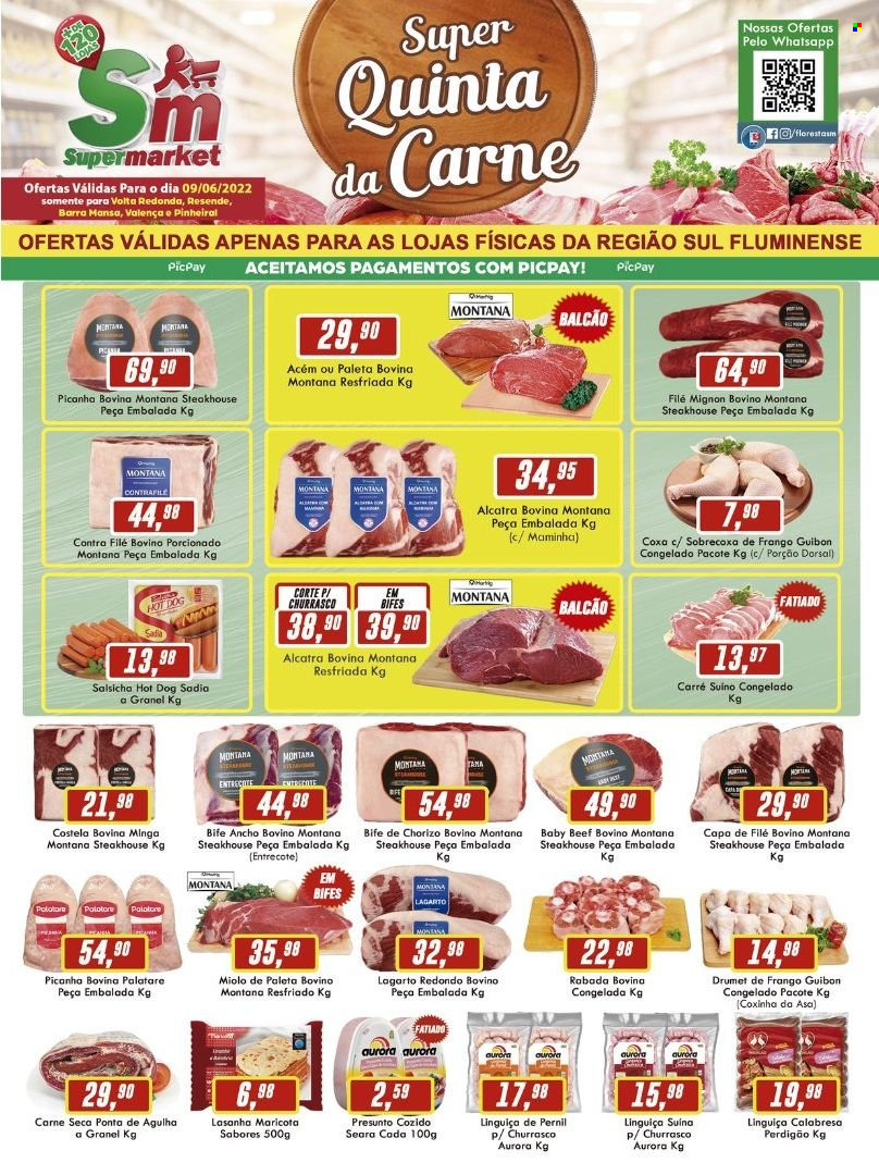 Folheto Rede Supermarket - 09/06/2022 - 09/06/2022. Página 1