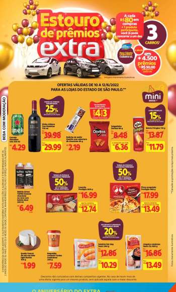 Folheto Mini Extra - 10/06/2022 - 12/06/2022.
