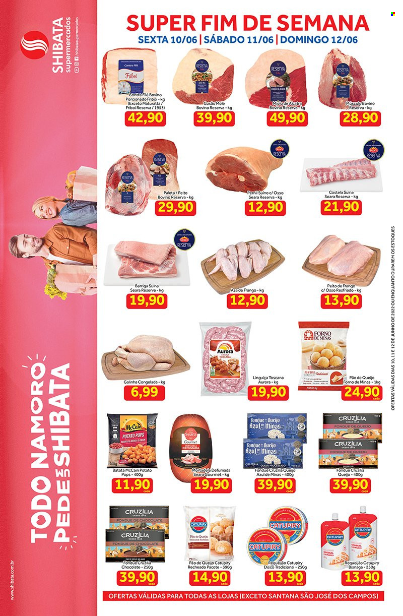 Folheto Shibata Supermercados - 10/06/2022 - 12/06/2022. Página 1
