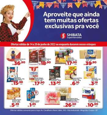 Folheto Shibata Supermercados - 14/06/2022 - 20/06/2022.