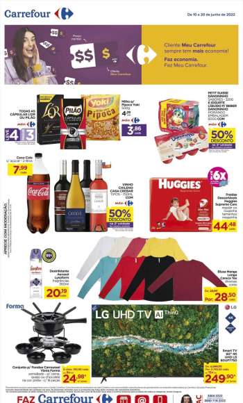 Folheto Carrefour Hiper - 10/06/2022 - 20/06/2022.