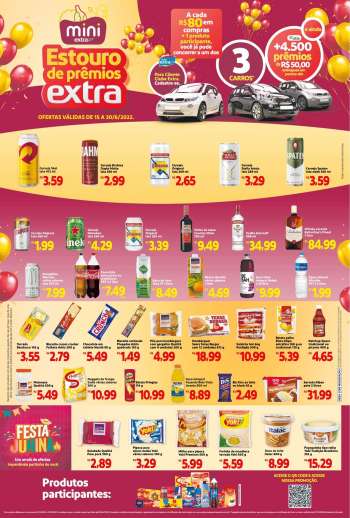Folheto Mini Extra - 15/06/2022 - 30/06/2022.