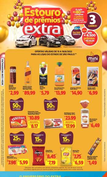 Folheto Mini Extra - 15/06/2022 - 19/06/2022.